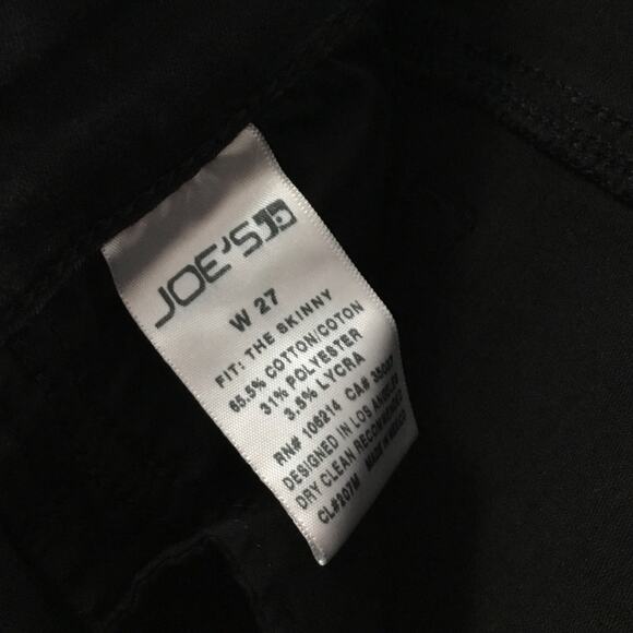 Joe's Black Stretch Skinny Jeans - Picture 11 of 12